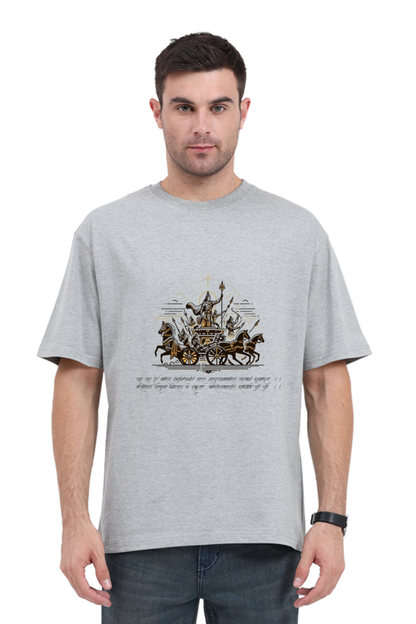 Arya Divine charioteer Unisex Oversize Tshirt - Arya