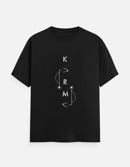 Ekaant: Karma Chakra Unisex Classic Crew T-Shirt- ek0014- Amazon - Arya